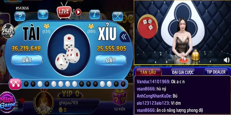 tài xỉu live